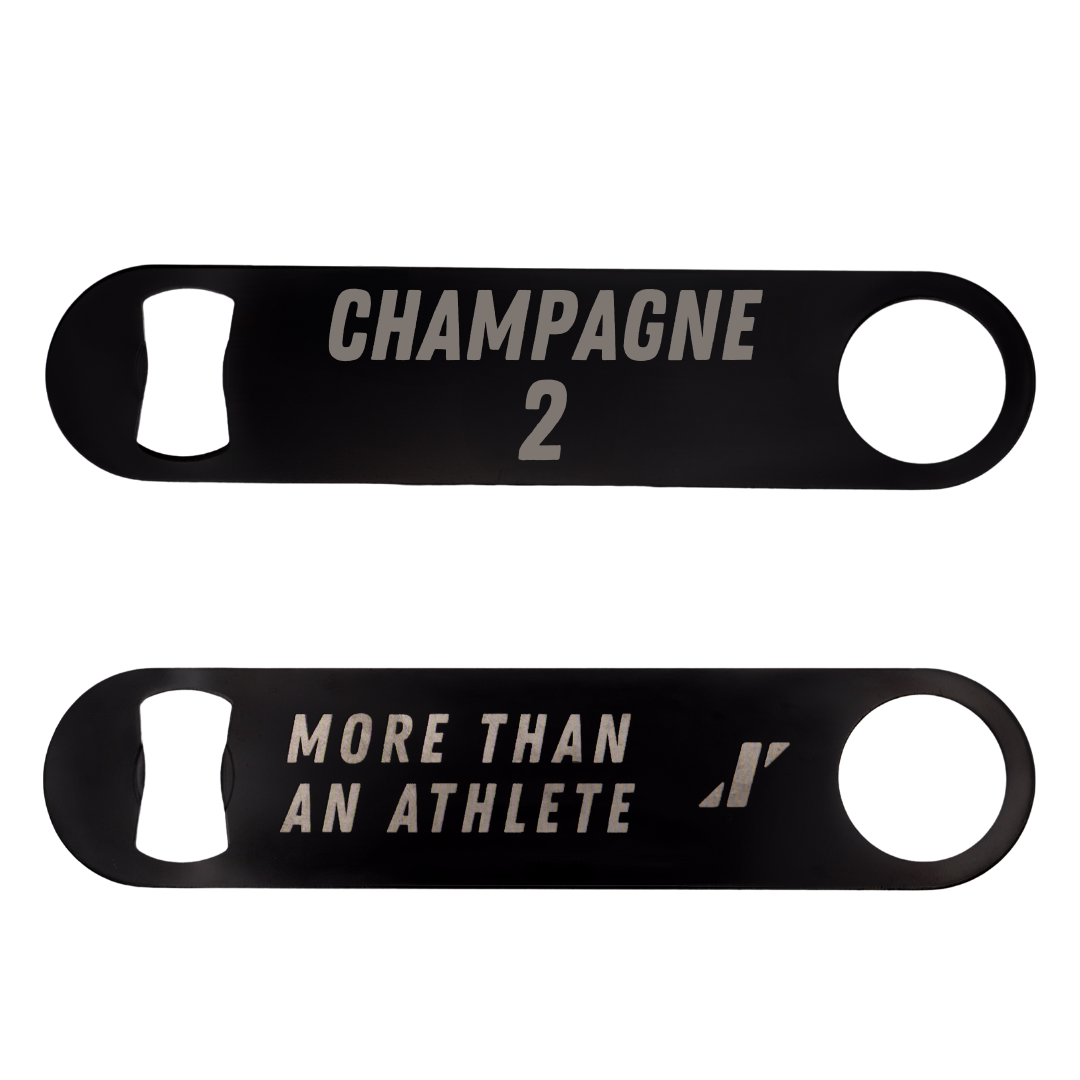 Nicholls State University Softball Black Bottle Opener - #2 Mckenzie Champagne