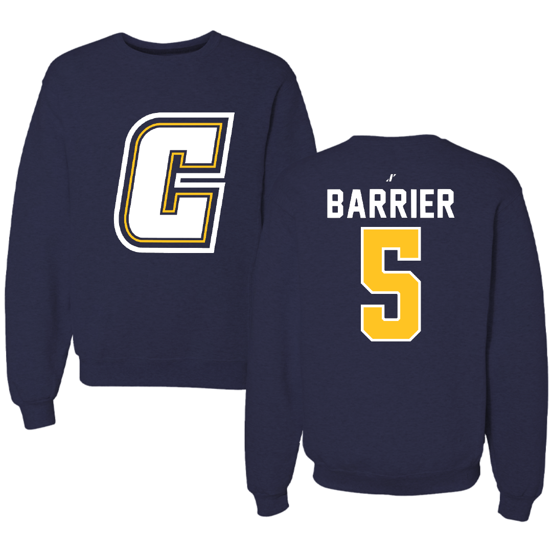 Coker University Acrobatics & Tumbling Navy Crewneck - #5 Anna Kate Barrier