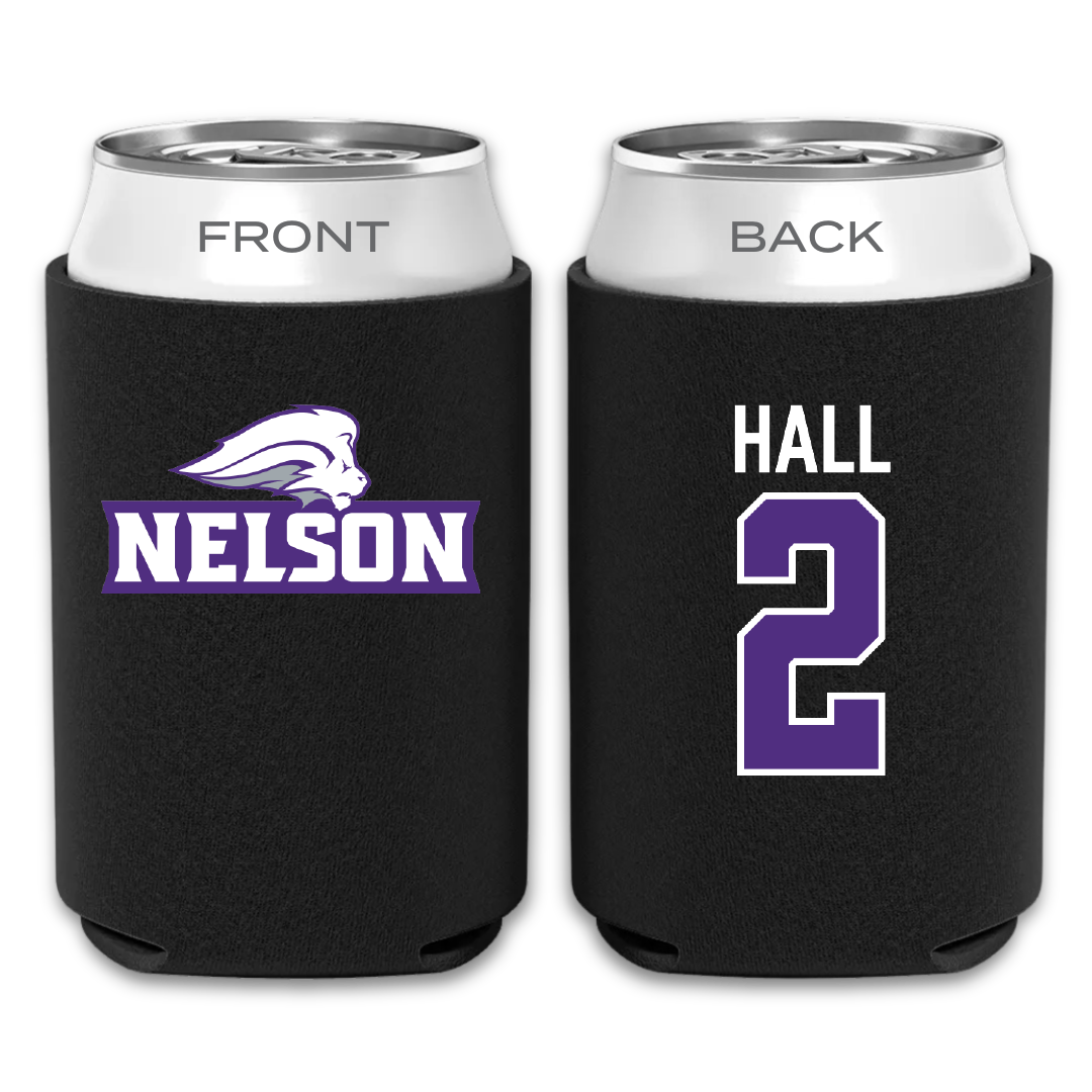 Nelson University Basketball Black Can Cooler - #2 CJ Hall