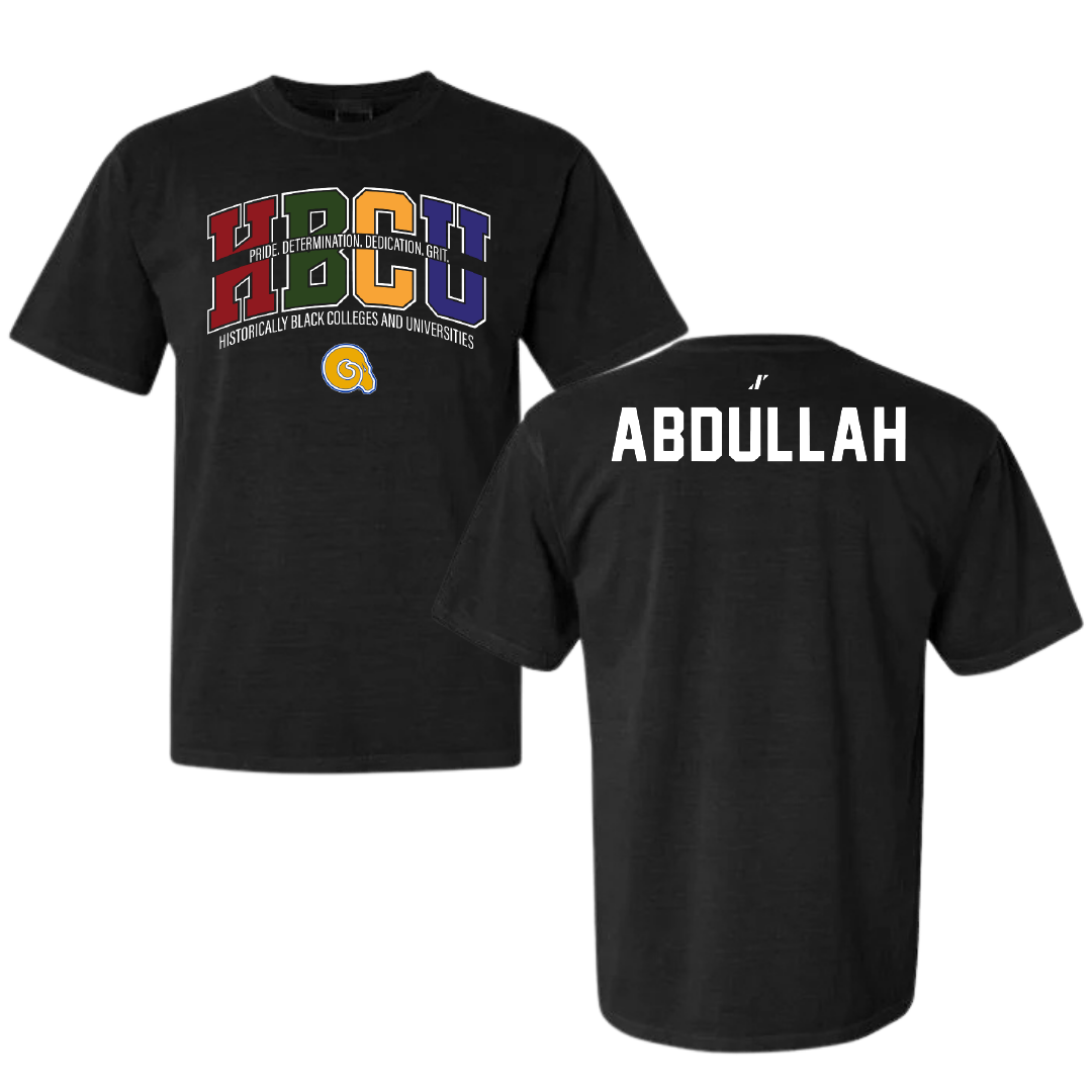 Albany State University TF and XC Black HBCU Comfort Colors Tee - Sage Abdullah