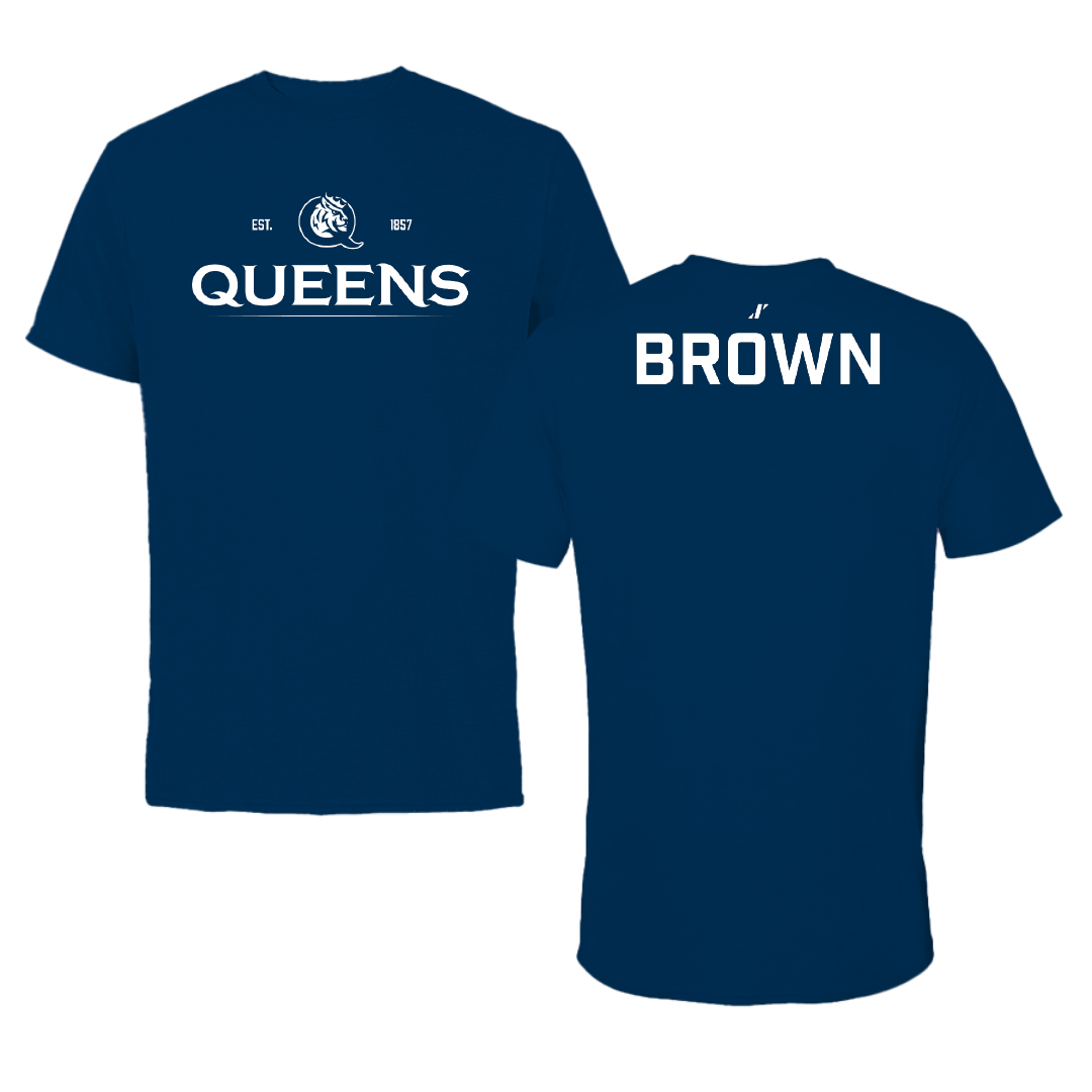 Queens University of Charlotte TF and XC Navy General Tee - Jada Brown