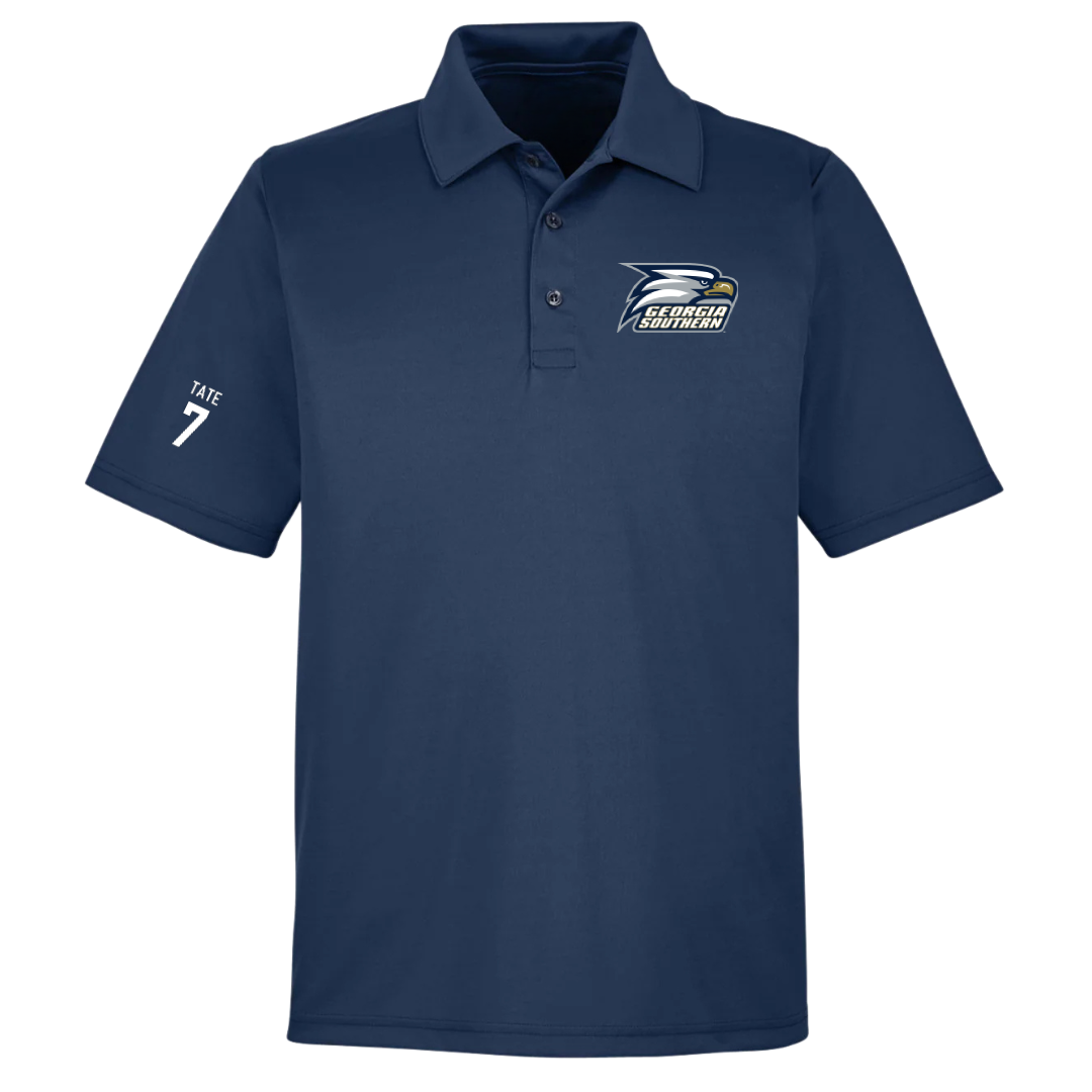 Georgia Southern University Baseball Navy Polo - #7 Josh Tate