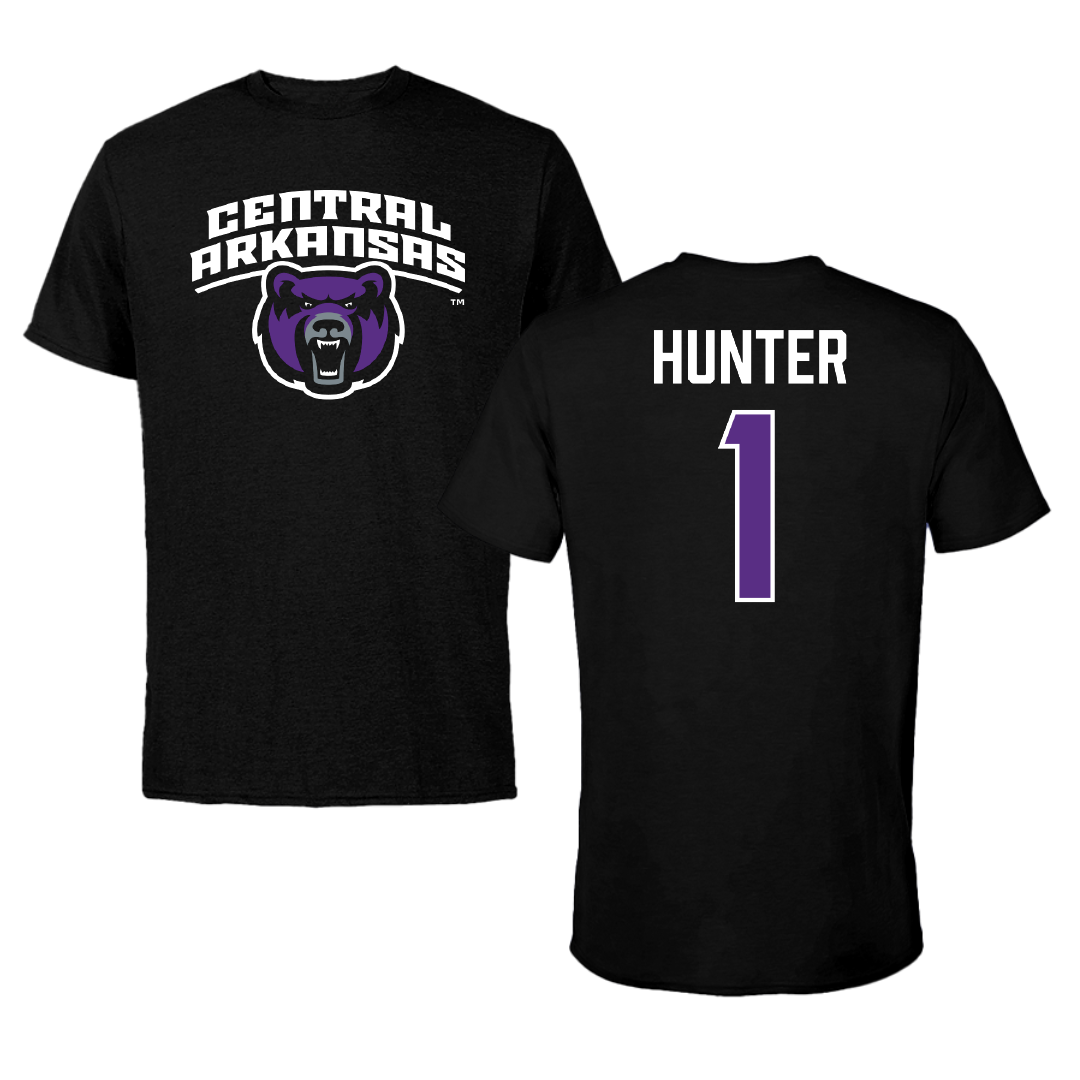 University of Central Arkansas Basketball (M) Black Tee - #1 Camren Hunter