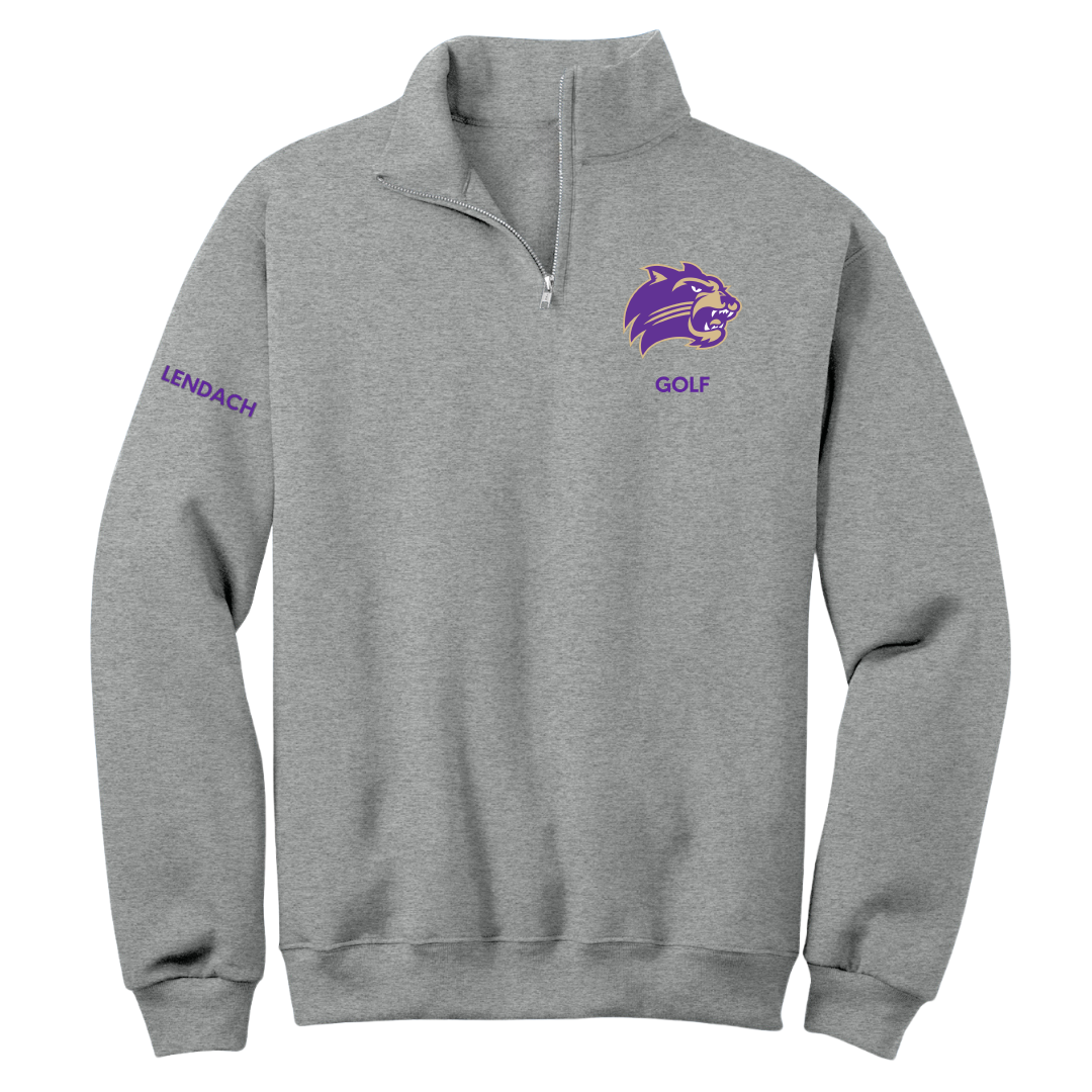 Western Carolina University Golf (M) Sport Gray Quarter-Zip - Josh Lendach