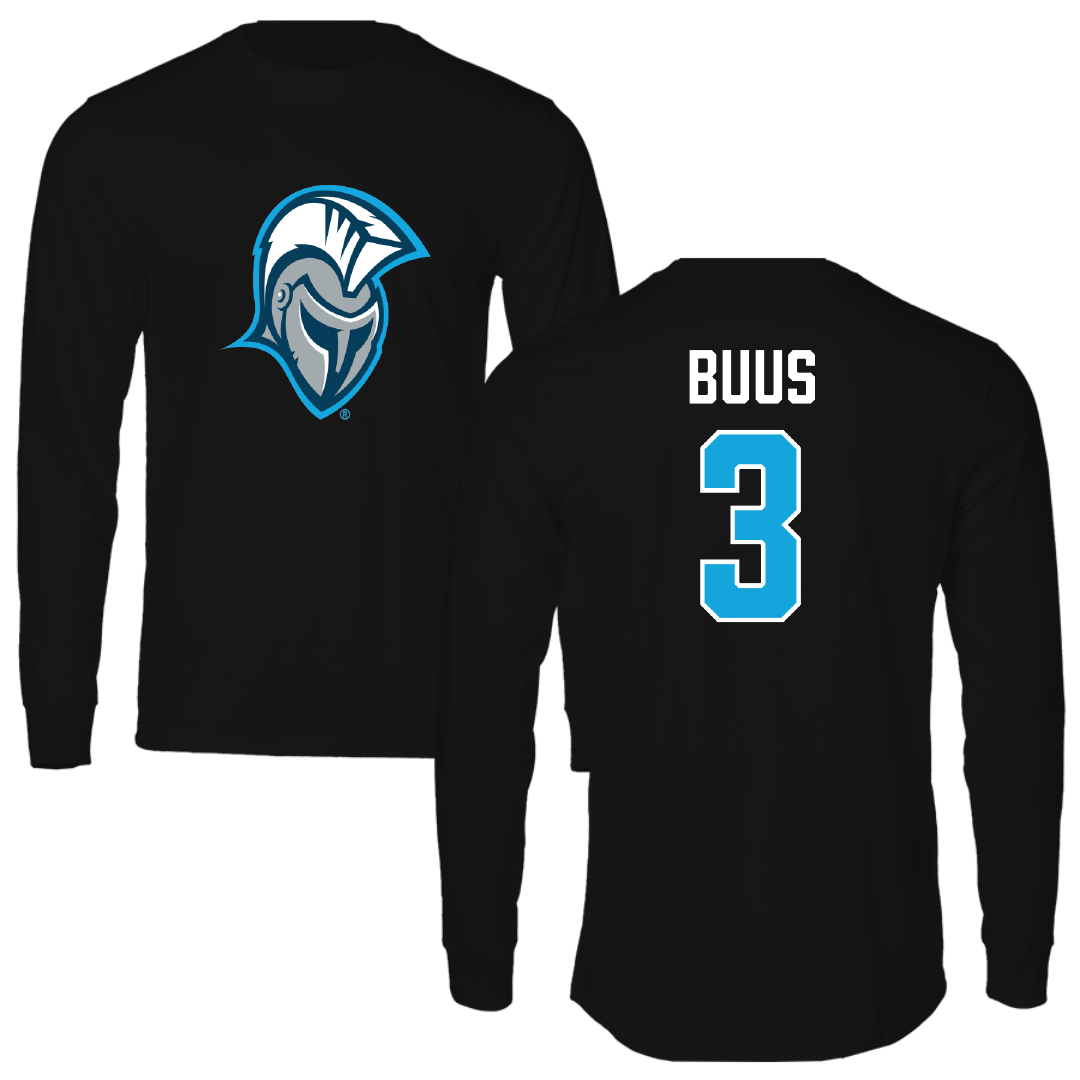 Dakota State University Football Black Performance Long Sleeve - #3 Tyan Buus