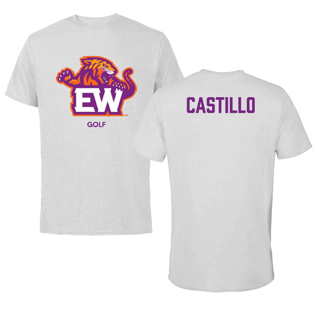 Edward Waters University Golf (W) Light Gray Performance Tee - Micah Castillo