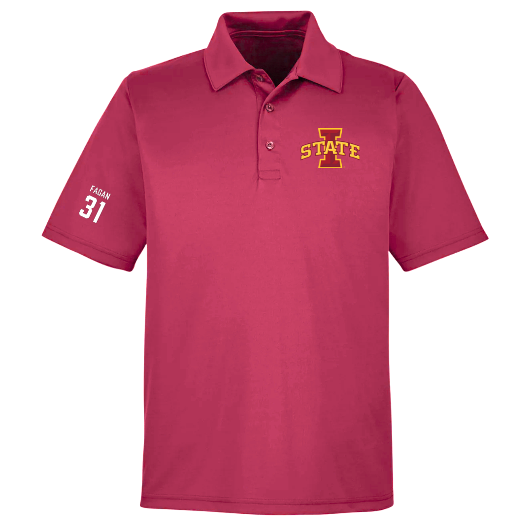 Iowa State University Soccer (W) Cardinal Polo - #31 Cadence Fagan