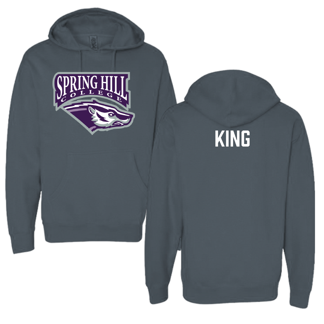 Spring Hill College TF and XC Dark Gray Hoodie - Kobe King