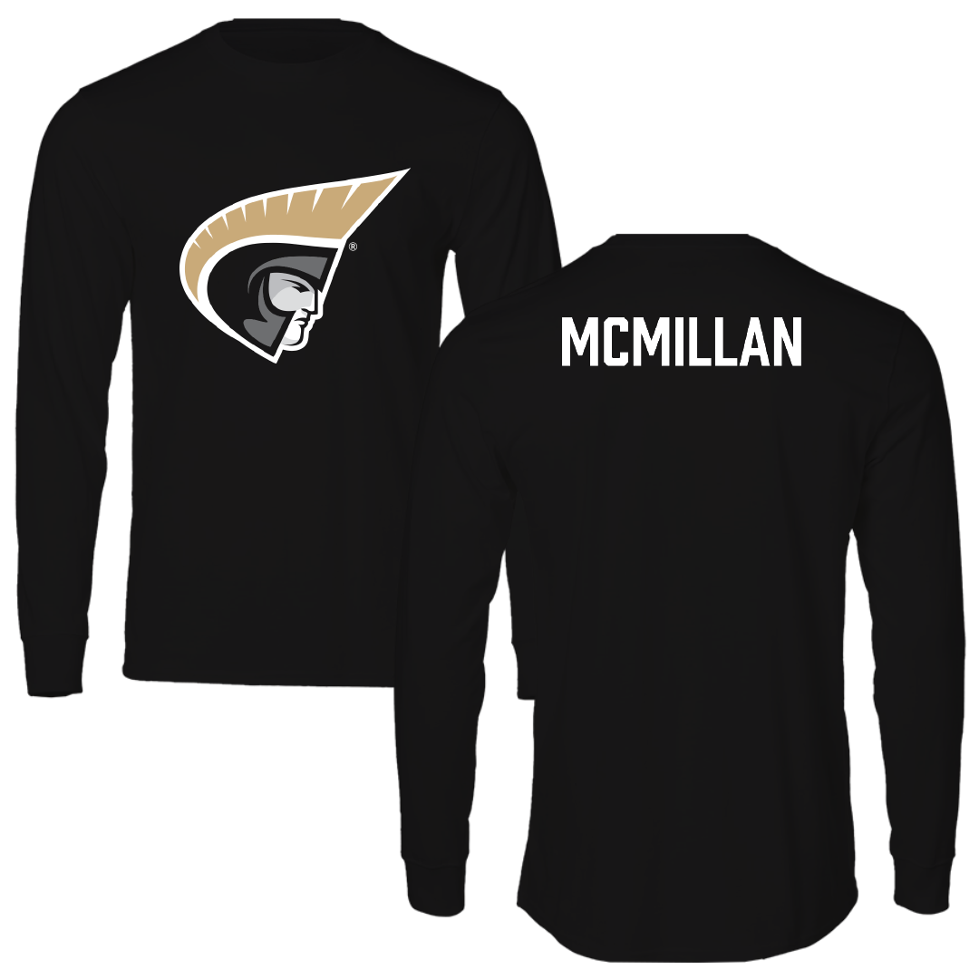 Anderson University (South Carolina) Golf (M) Black Performance Long Sleeve - Sam McMillan