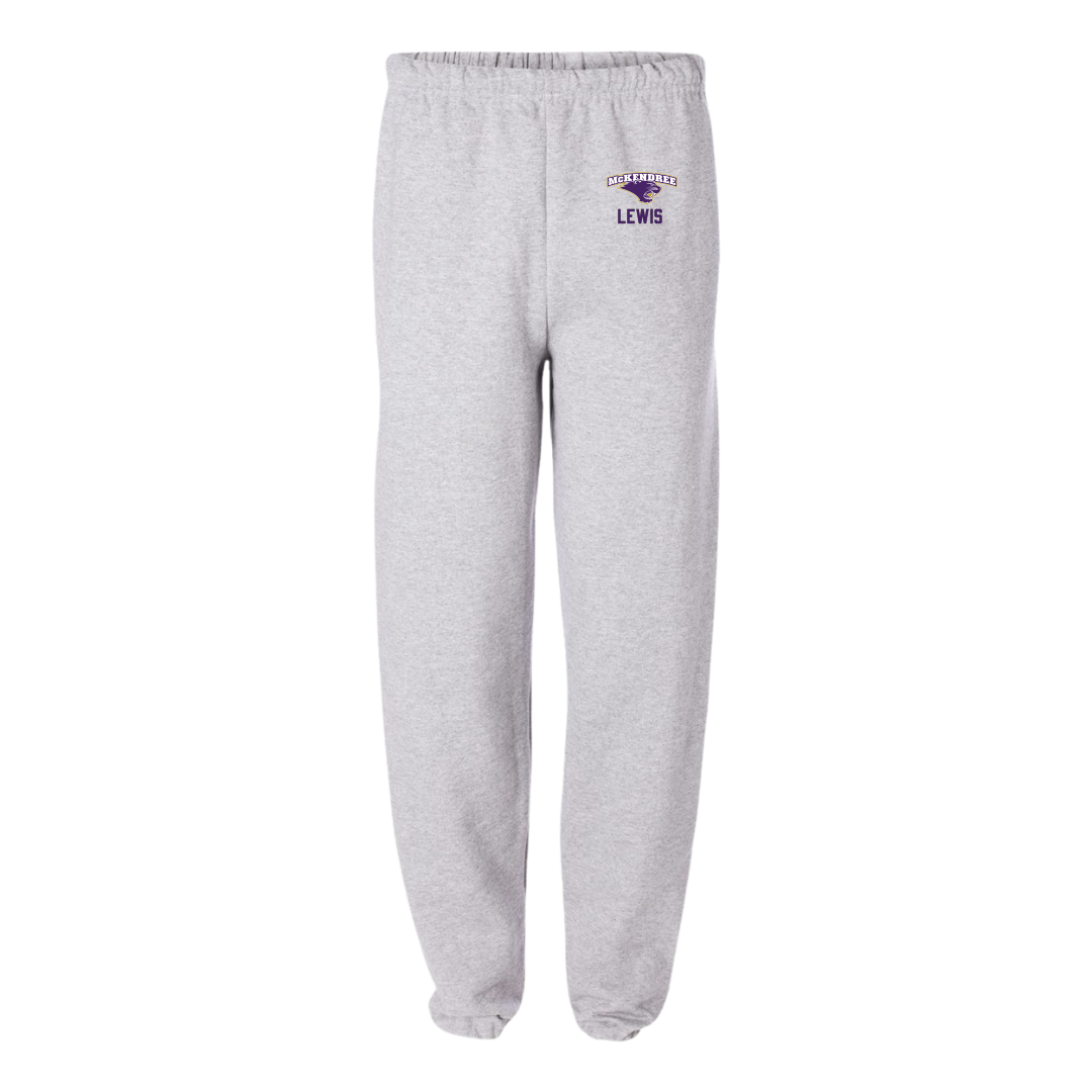 McKendree University Rugby (W) Light Gray Sweatpants - Kayden Lewis