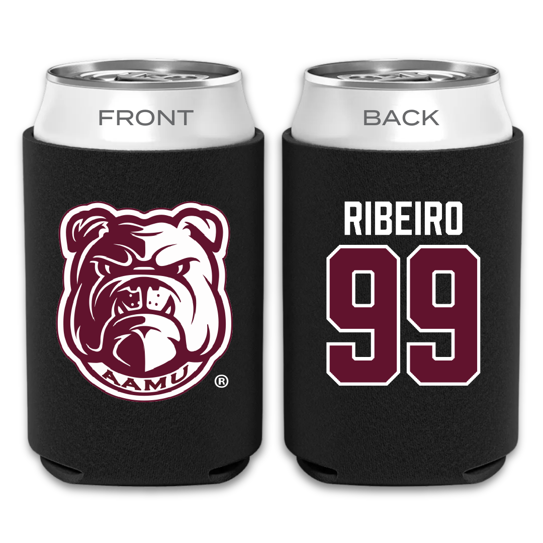 Alabama A&M University Soccer Black Can Cooler - #99 Liliana Ribeiro