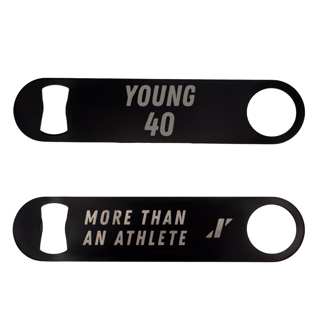 Basketball (W) Black Bottle Opener - #40 Justice Young
