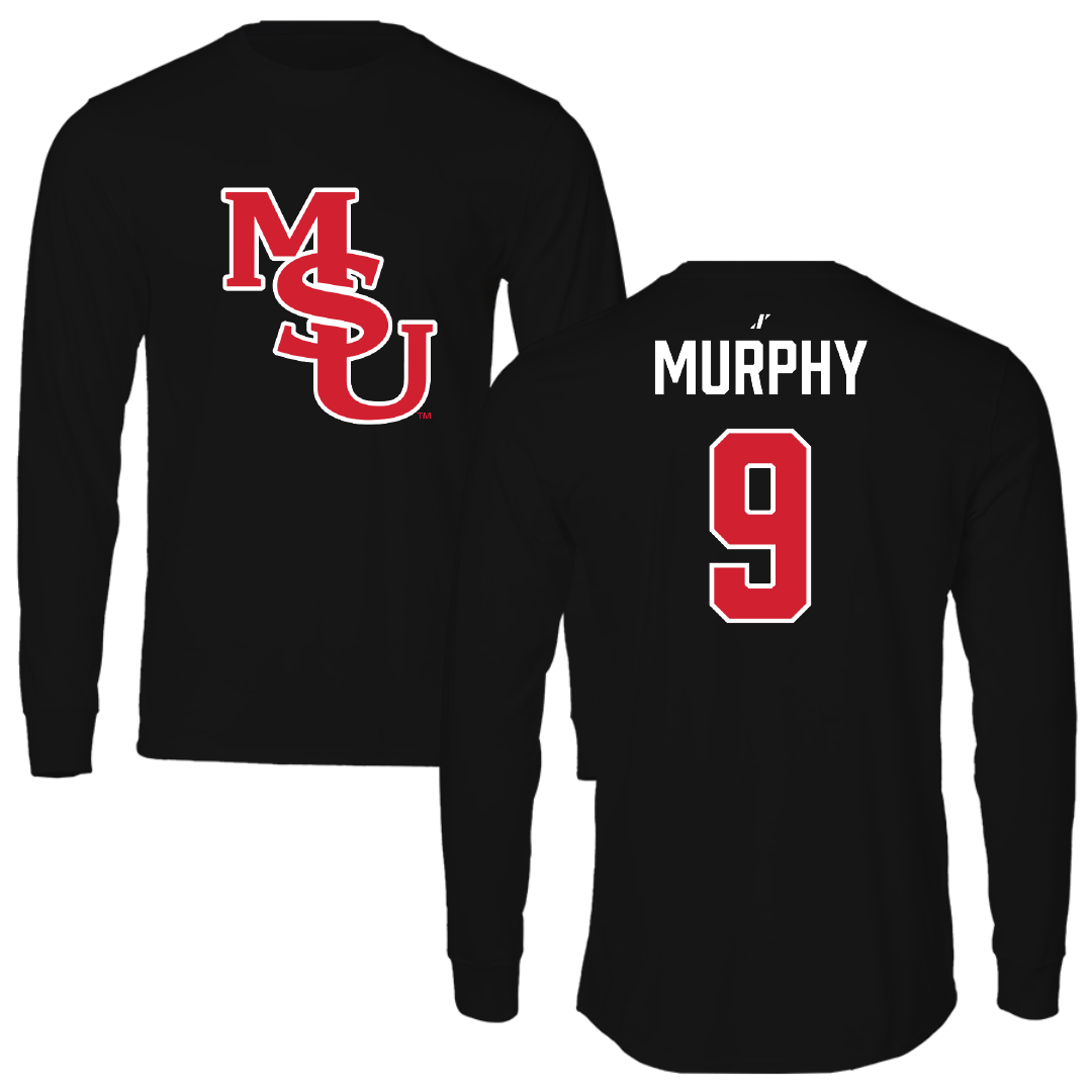 Minot State University Volleyball (W) Black Long Sleeve - #9 Olivia Murphy