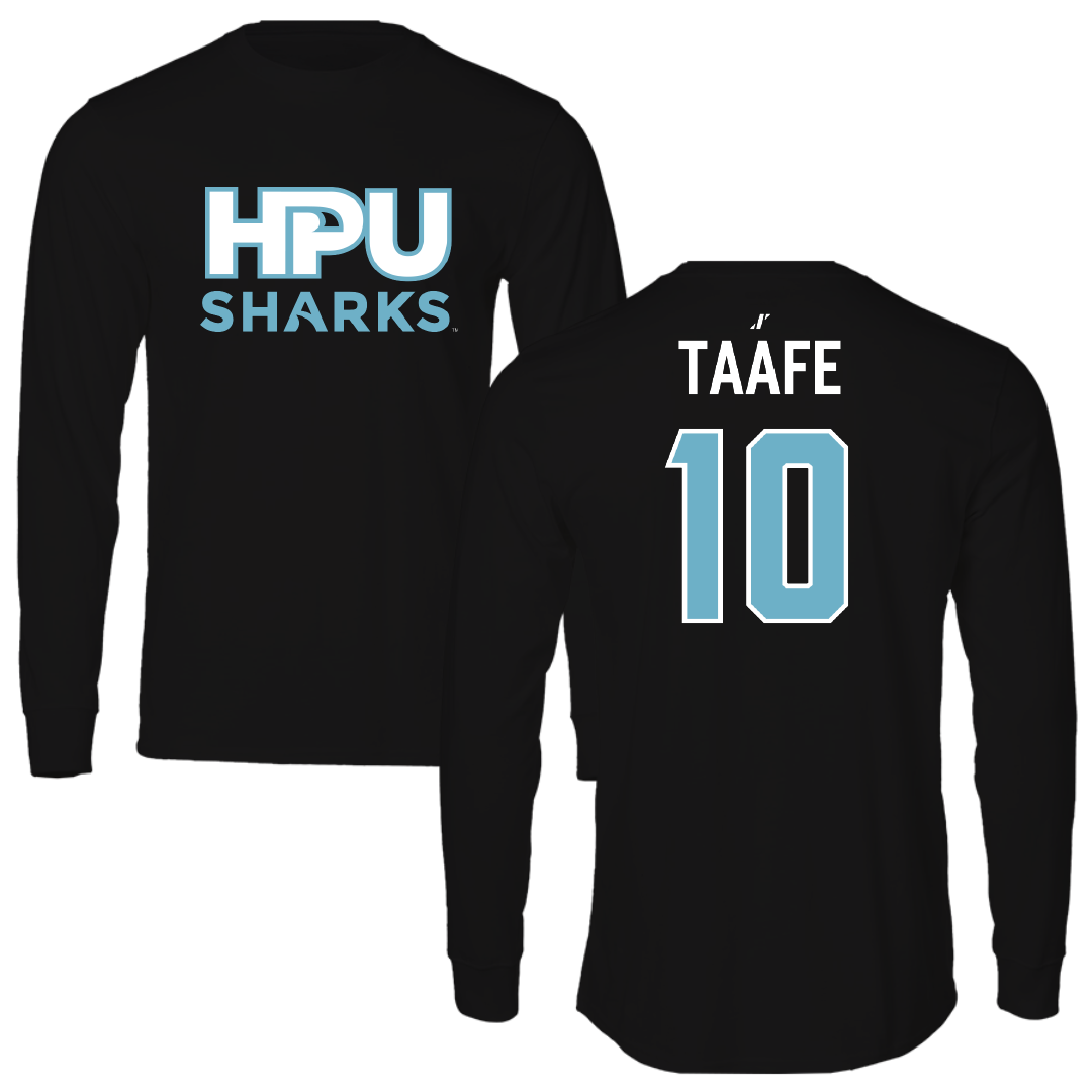 Hawaii Pacific University Basketball (M) Black Long Sleeve - #10 Ethan Taafe