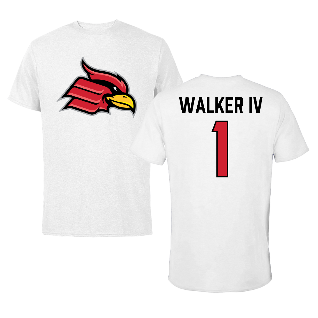 Wheeling University Football White Tee - #1 James Walker IV
