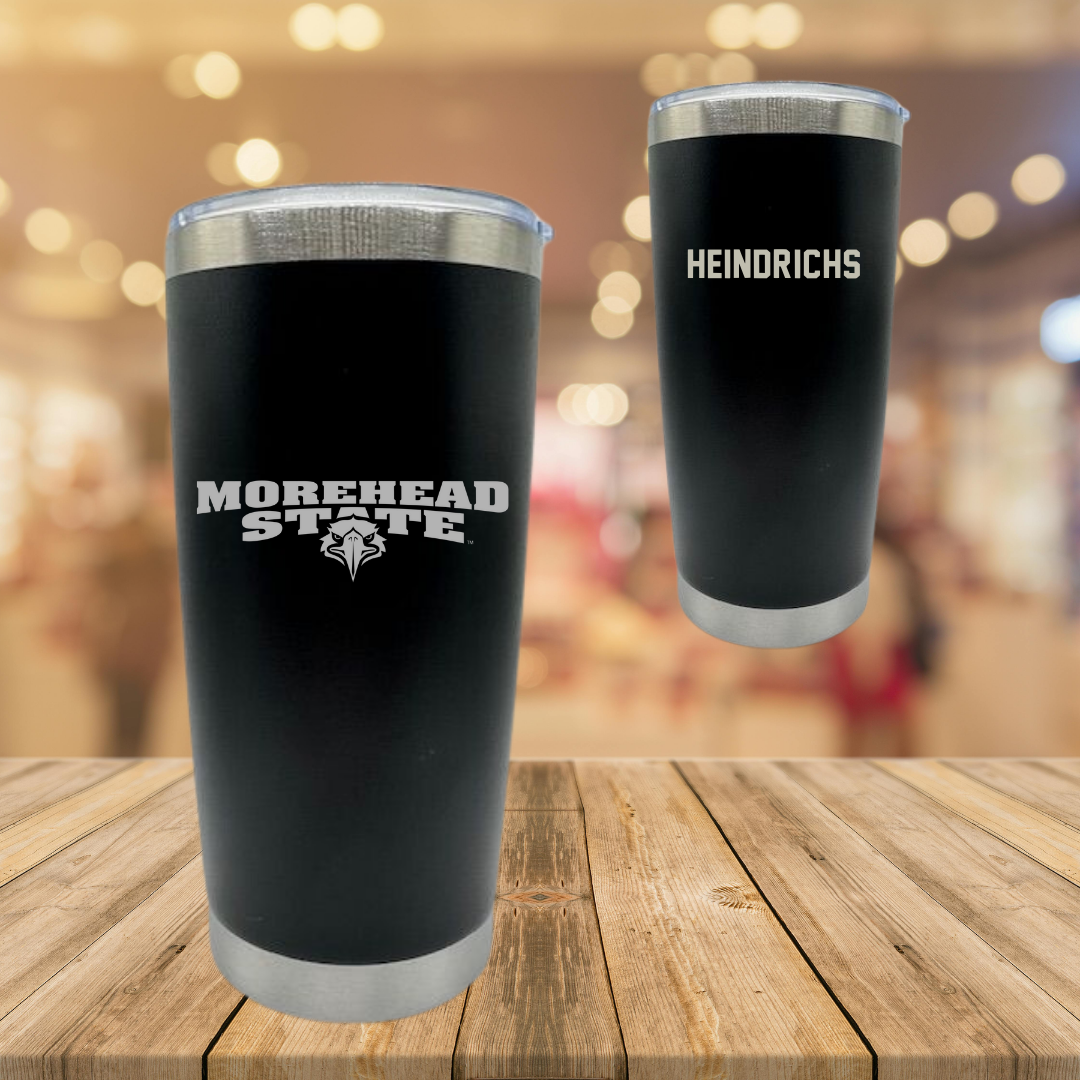 Morehead State University Cheer Black Stainless Steel Tumbler - Olivia Heindrichs