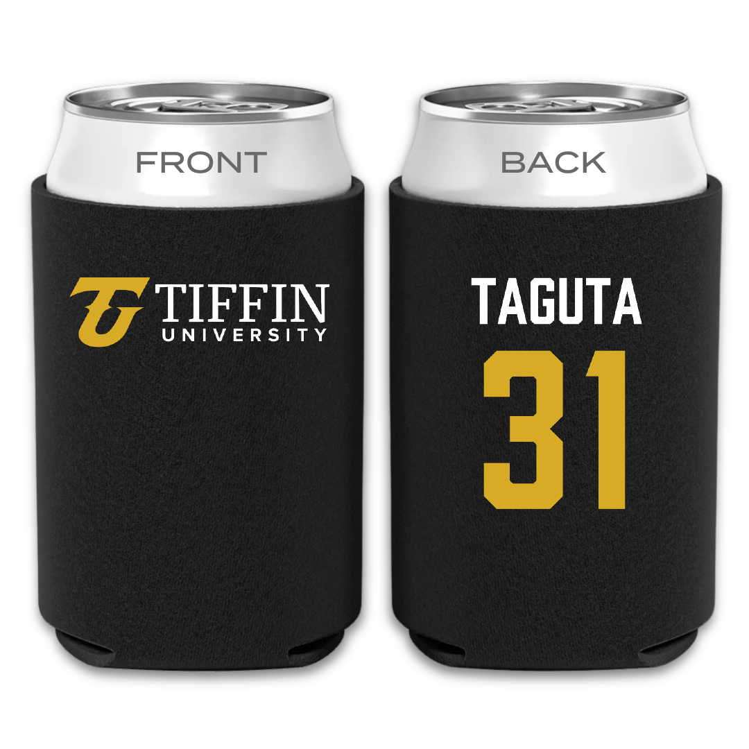 Tiffin University Soccer (M) Black Can Cooler - #31 Tadi Taguta