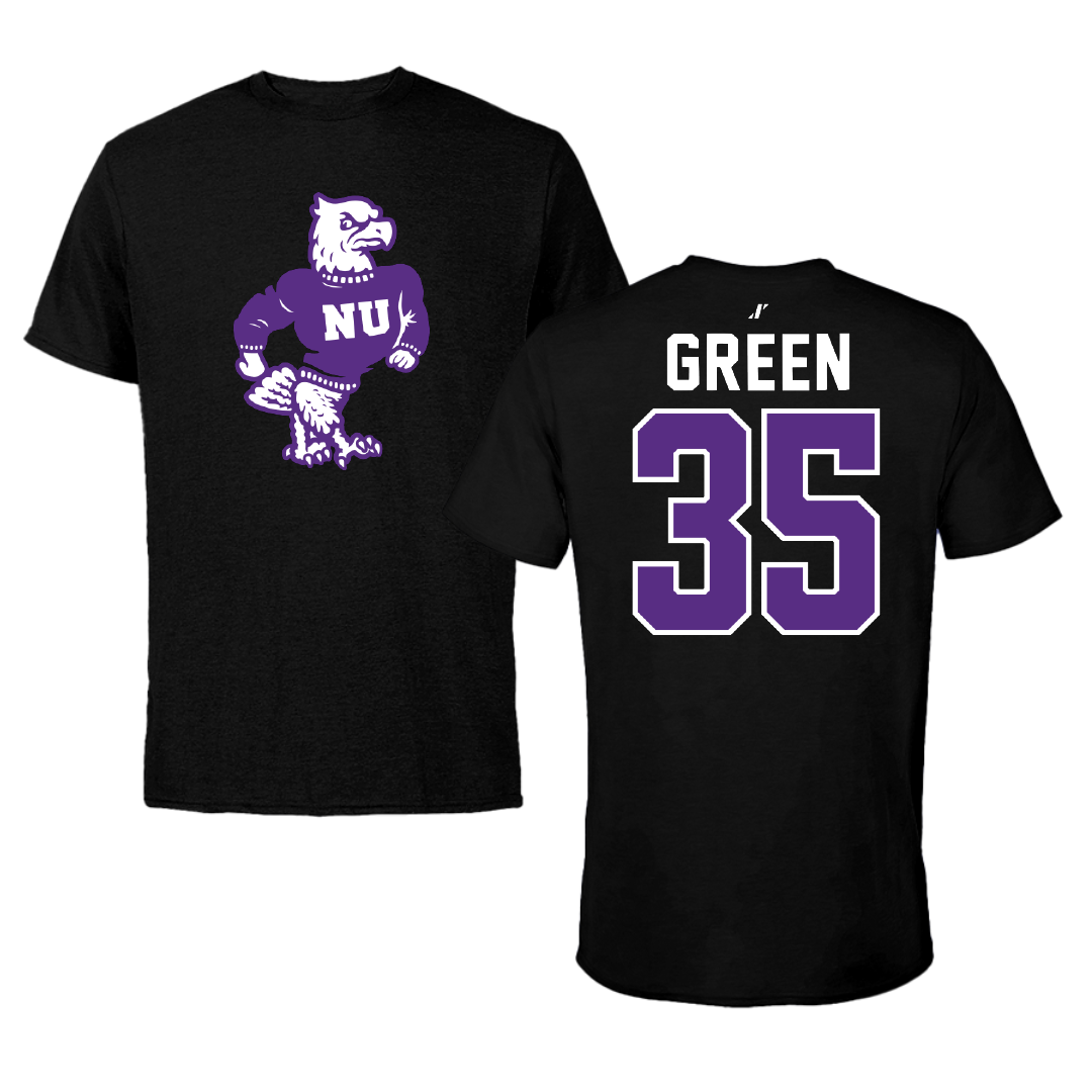 Niagara University Baseball Black Performance Tee - #35 Jason Green
