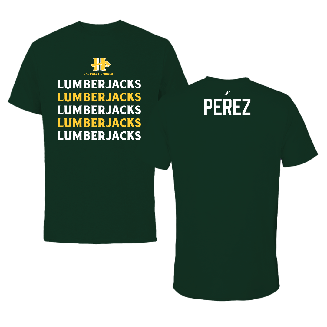 Cal Poly Humboldt Wrestling (M) Forest Green General Tee - Joe Anthony Perez