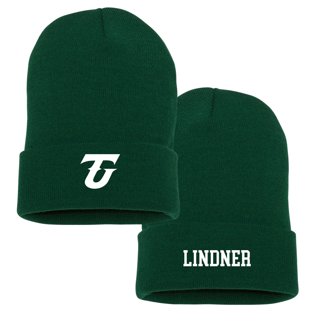 Tiffin University Soccer (M) University Green Beanie - #11 Felix Lindner