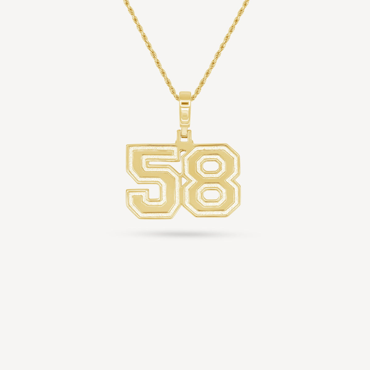 Gold Presidents Pendant and Chain - #58 Jamal Mull