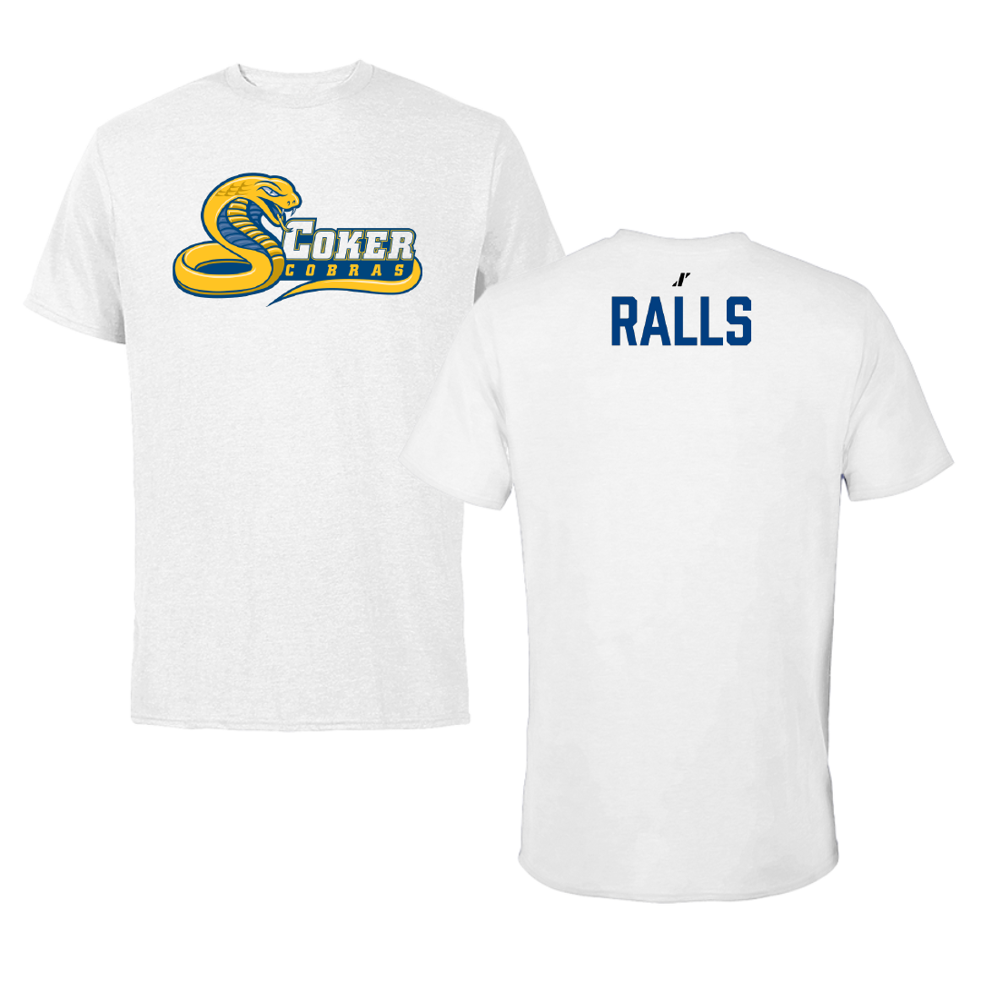 Coker University Baseball White Tee - Isaiah Ralls