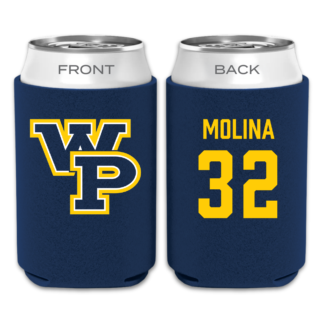 William Penn University Soccer (M) Navy Can Cooler - #32 Jonah Molina