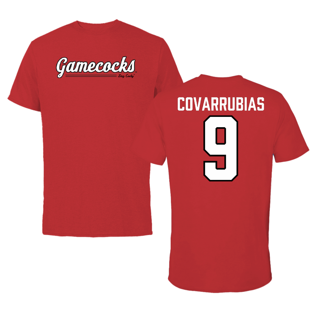Jacksonville State University Bowling Red General Performance Tee - #9 Keyla Covarrubias