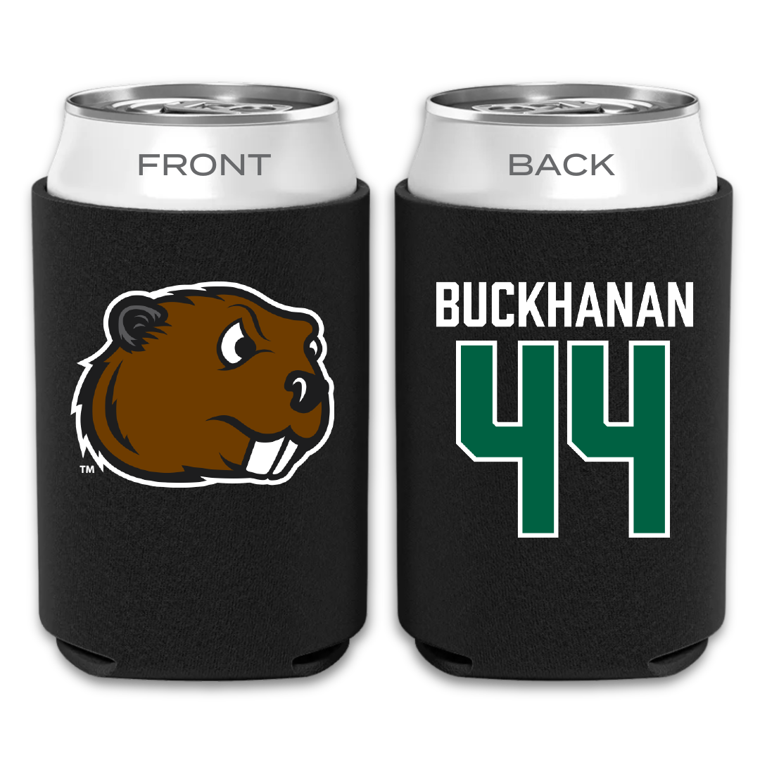 Minot State University Football Black Can Cooler - #44 Sam Buckhanan