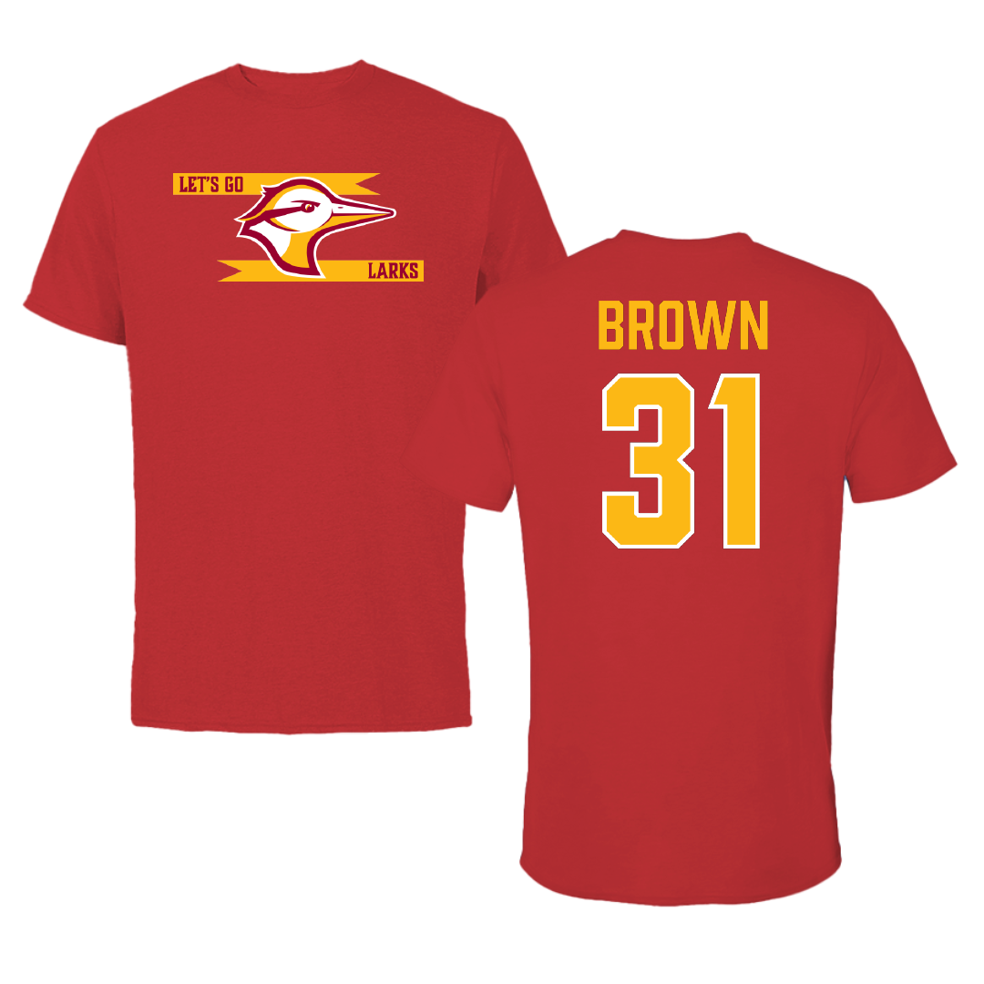 Hesston College Soccer Red General Tee - #31 Thatcher Brown