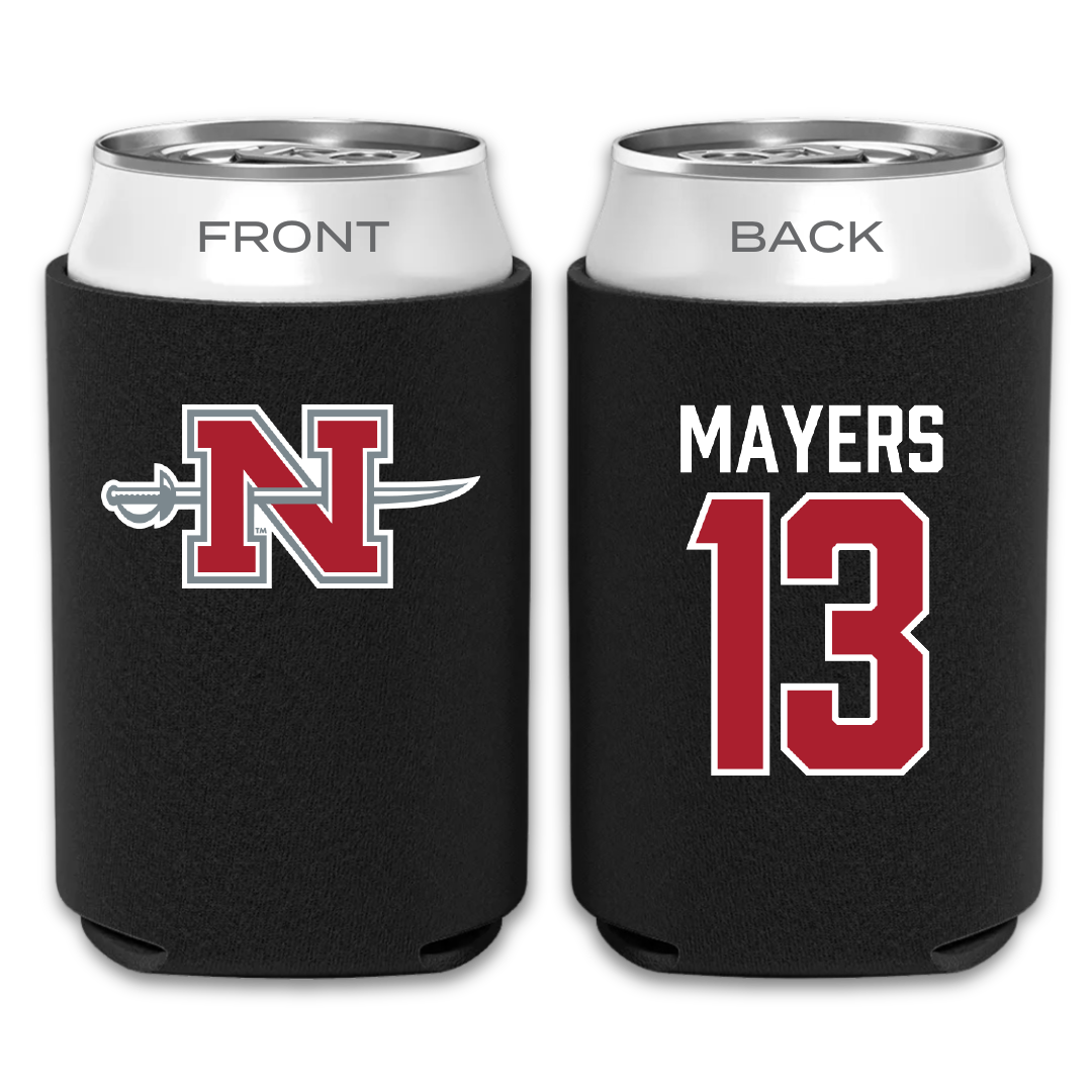 Nicholls State University Baseball Black Can Cooler - #13 Jacob Mayers