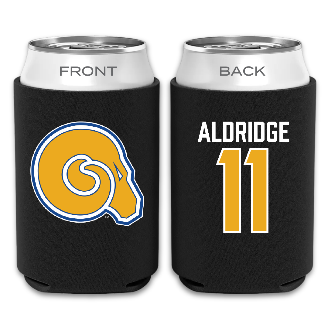 Albany State University Basketball Black Can Cooler - #11 Gshan Aldridge