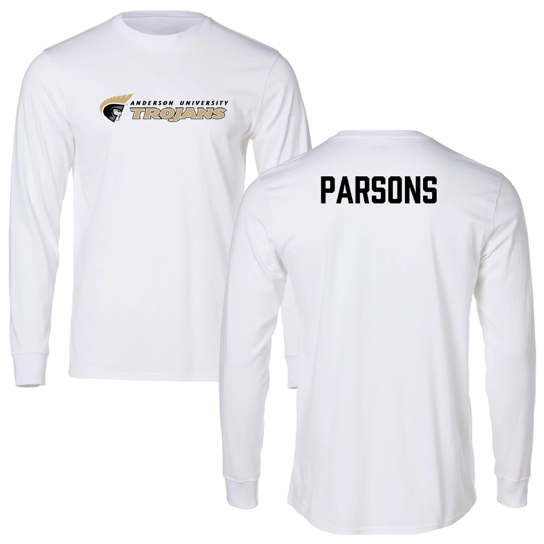Anderson University (South Carolina) Golf White Long Sleeve - James Parsons