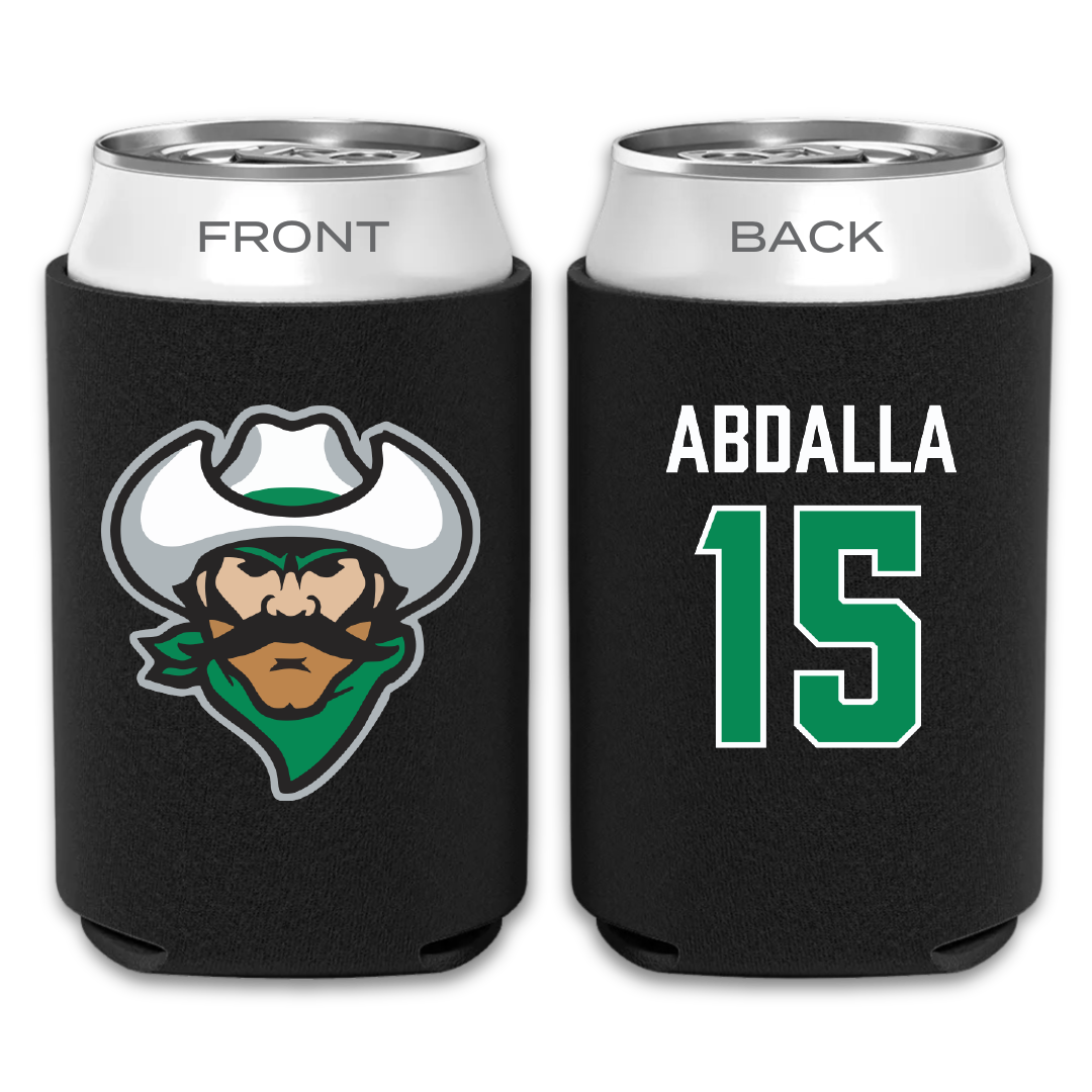 Central Community College at Columbus Basketball (M) Black Can Cooler - #15 Mowafag Abdalla