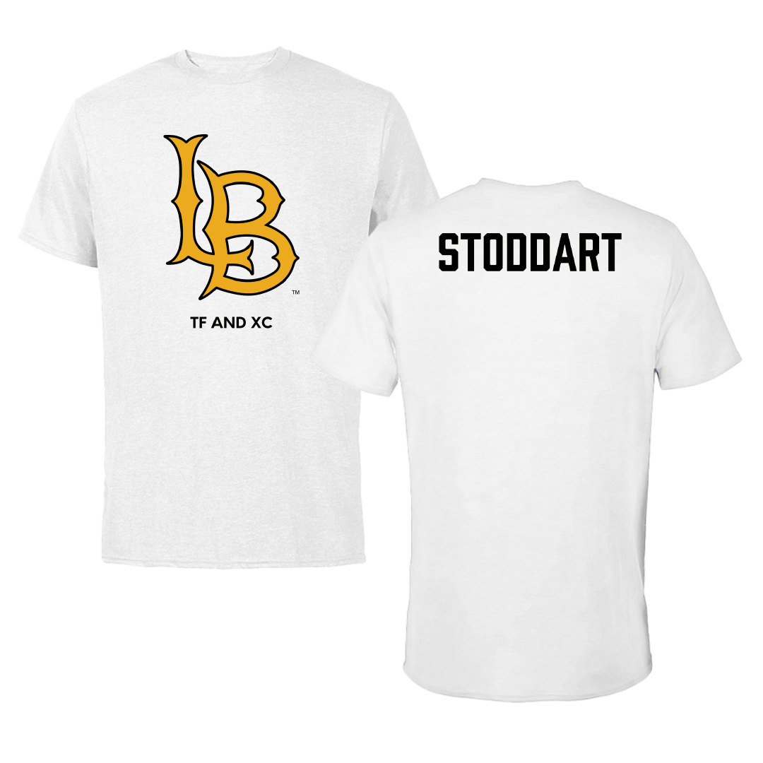 Long Beach State University TF and XC White Tee - Grace Stoddart
