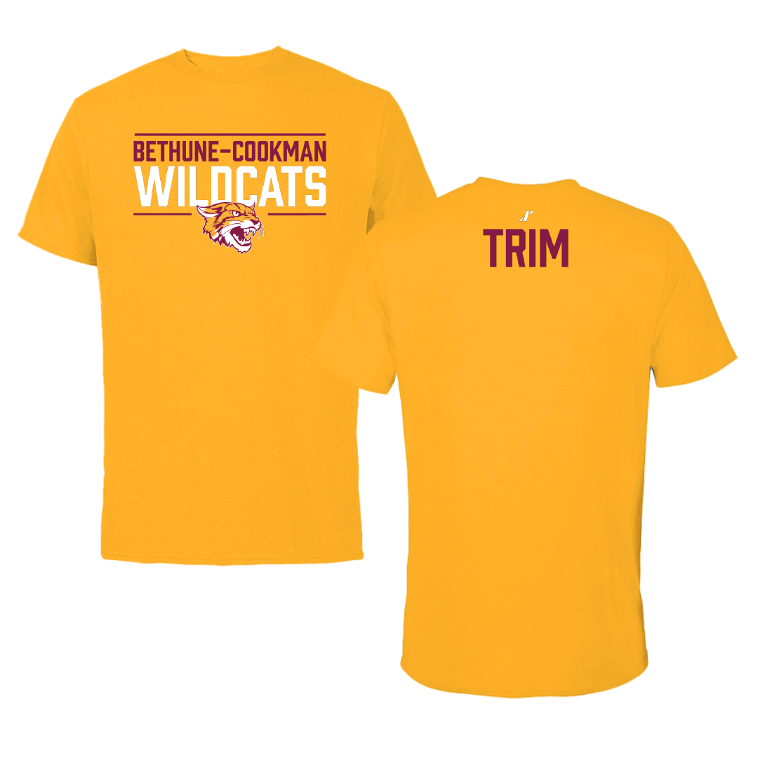 Bethune-Cookman University TF and XC Gold General Tee - Adilia Trim