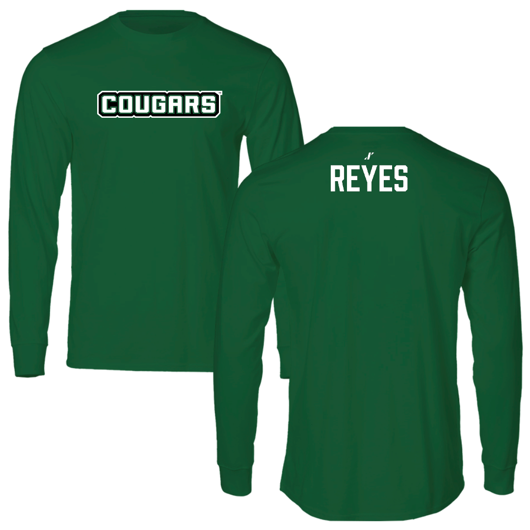 Chicago State University TF and XC Green Performance Long Sleeve - Khalis Reyes