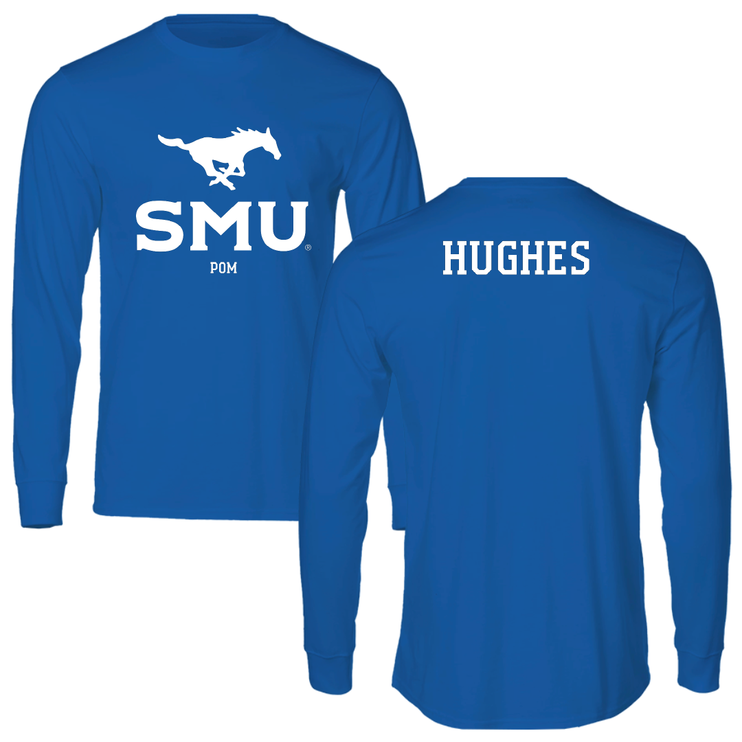 Southern Methodist University POM Blue Mascot Performance Long Sleeve - Katie Hughes