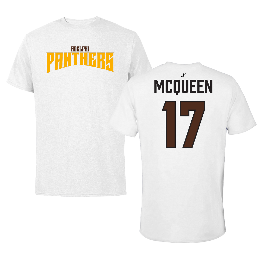 Adelphi University Volleyball (W) White Classic Tee - #17 Macarty McQueen