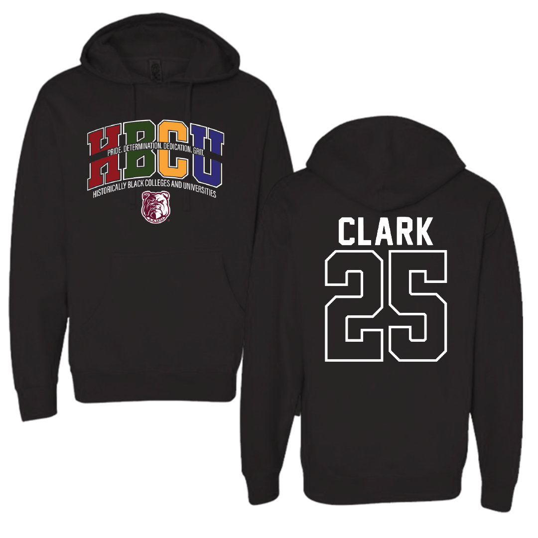 Alabama A&M University Baseball Black HBCU Hoodie - #25 Raymond Clark