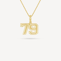 Gold Presidents Pendant and Chain - #79 Matt Nunley