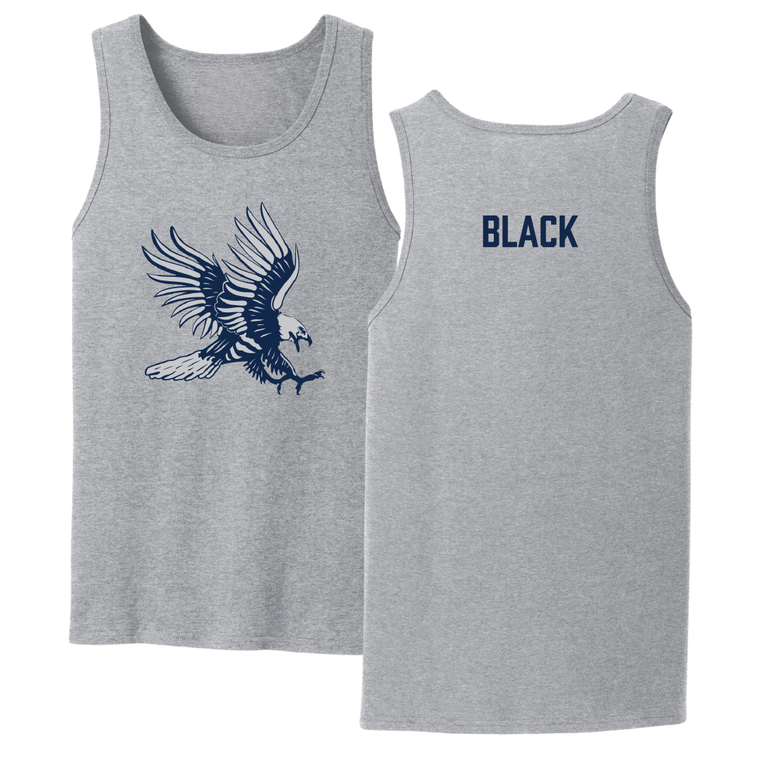 Dickinson State University Wrestling Sport Gray Tank Top - Madeline Black