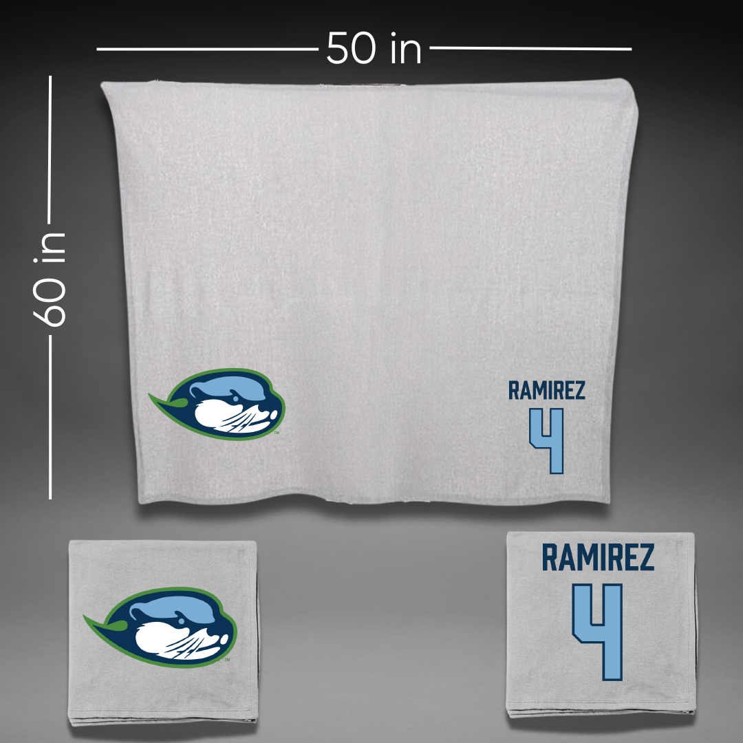 Cal State Monterey Bay Basketball (W) Gray Blanket - #4 Jade Ramirez