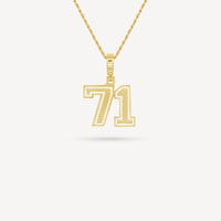 Gold Presidents Pendant and Chain - #71 Isaiah Brown