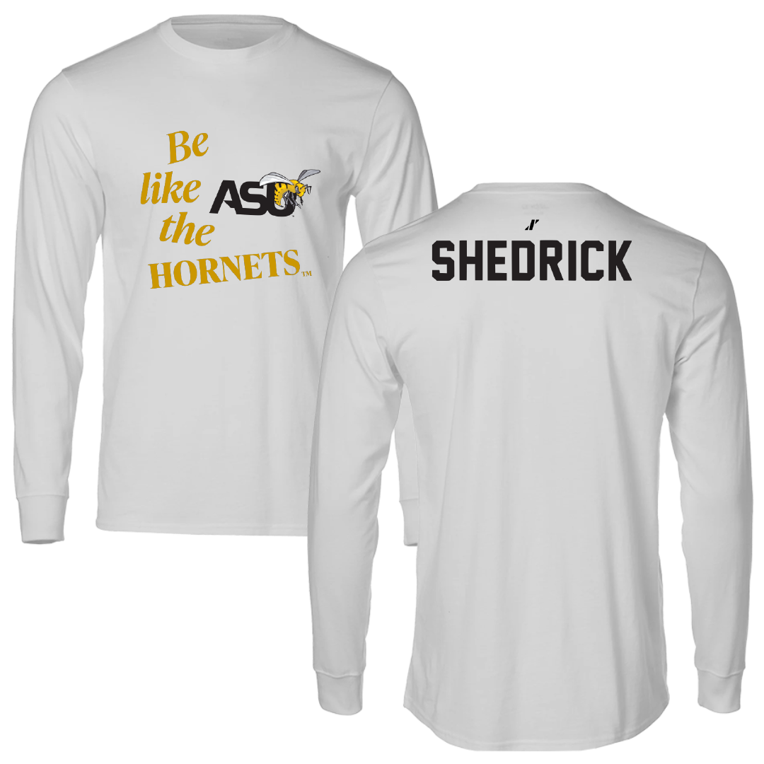 Alabama State University TF and XC Light Gray Be Like Us Long Sleeve - Nevaeh Shedrick