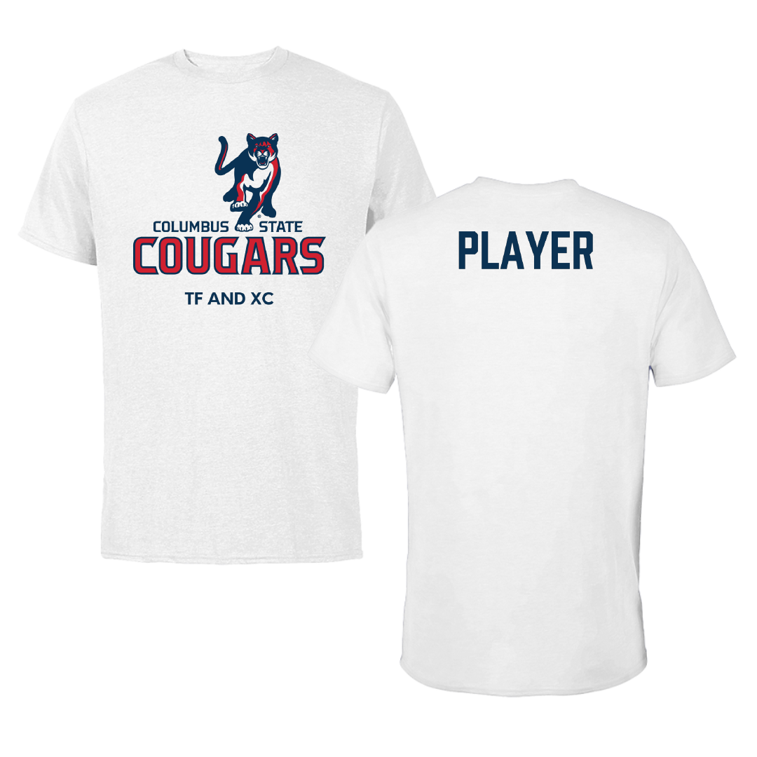 Columbus State University TF and XC White Tee - William Player