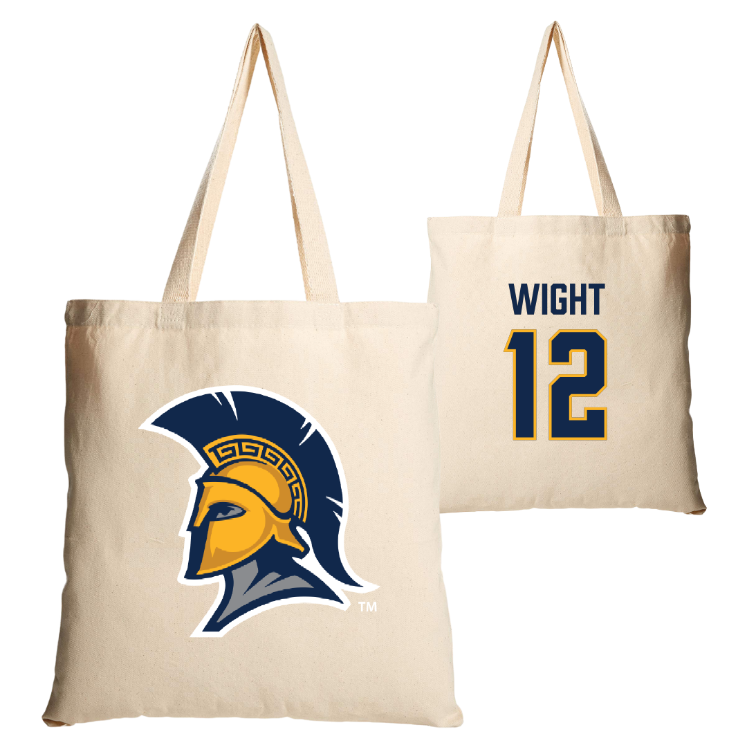 UNC Greensboro Baseball Tan Canvas Tote Bag - #12 Parker Wight