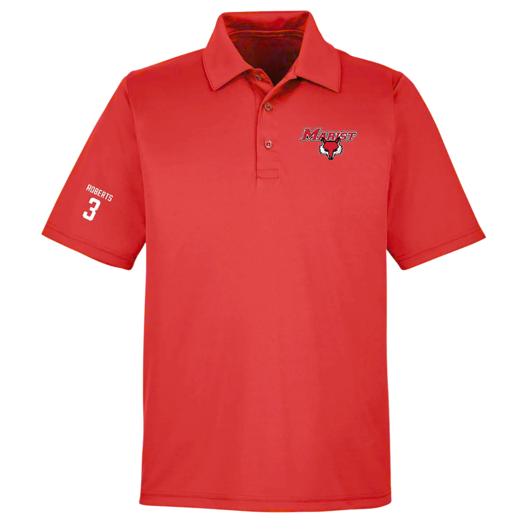 Marist University Basketball (M) Red Polo - #3 Travis Roberts