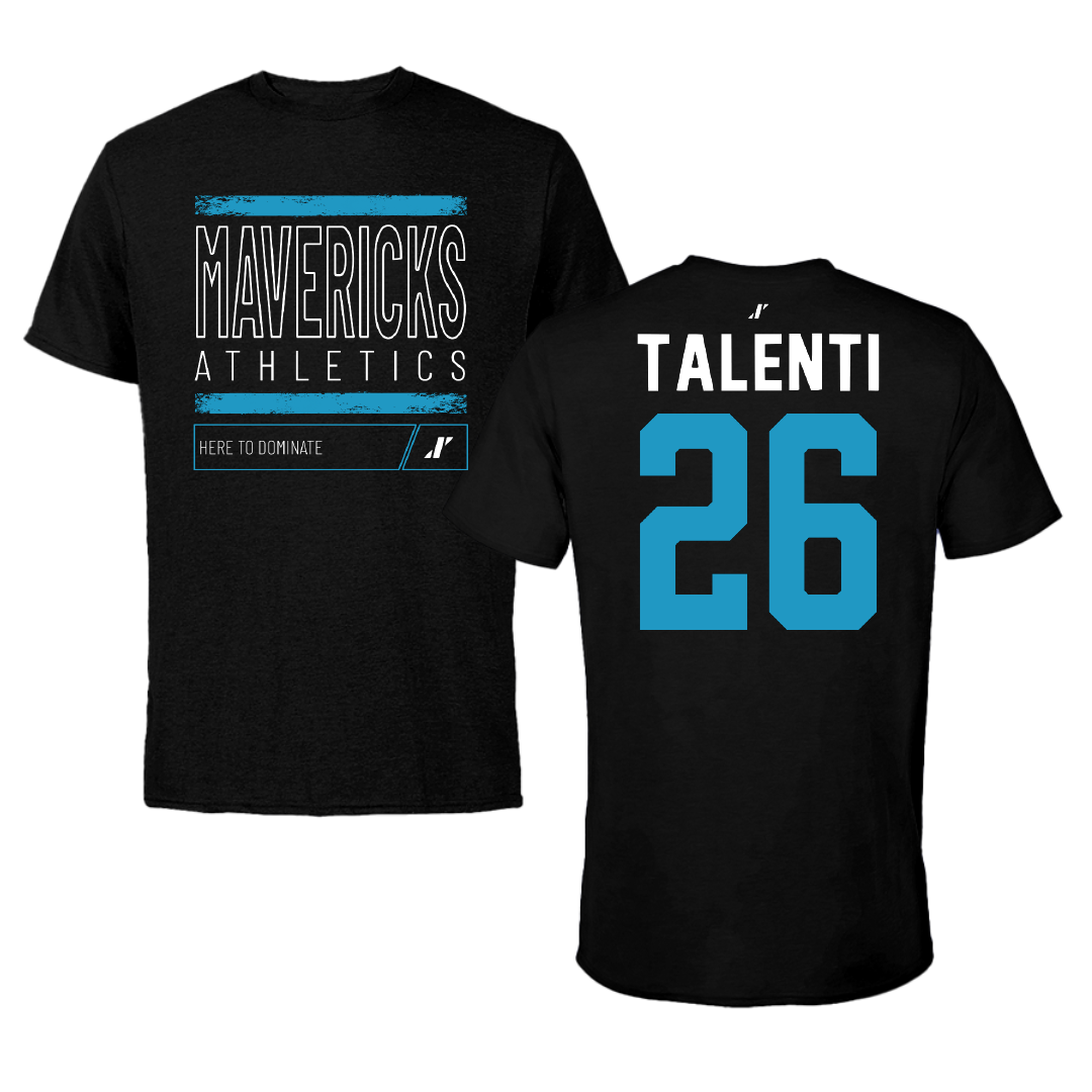 Mercy University Lacrosse Black Dominate Performance Tee - #26 Juliana Talenti