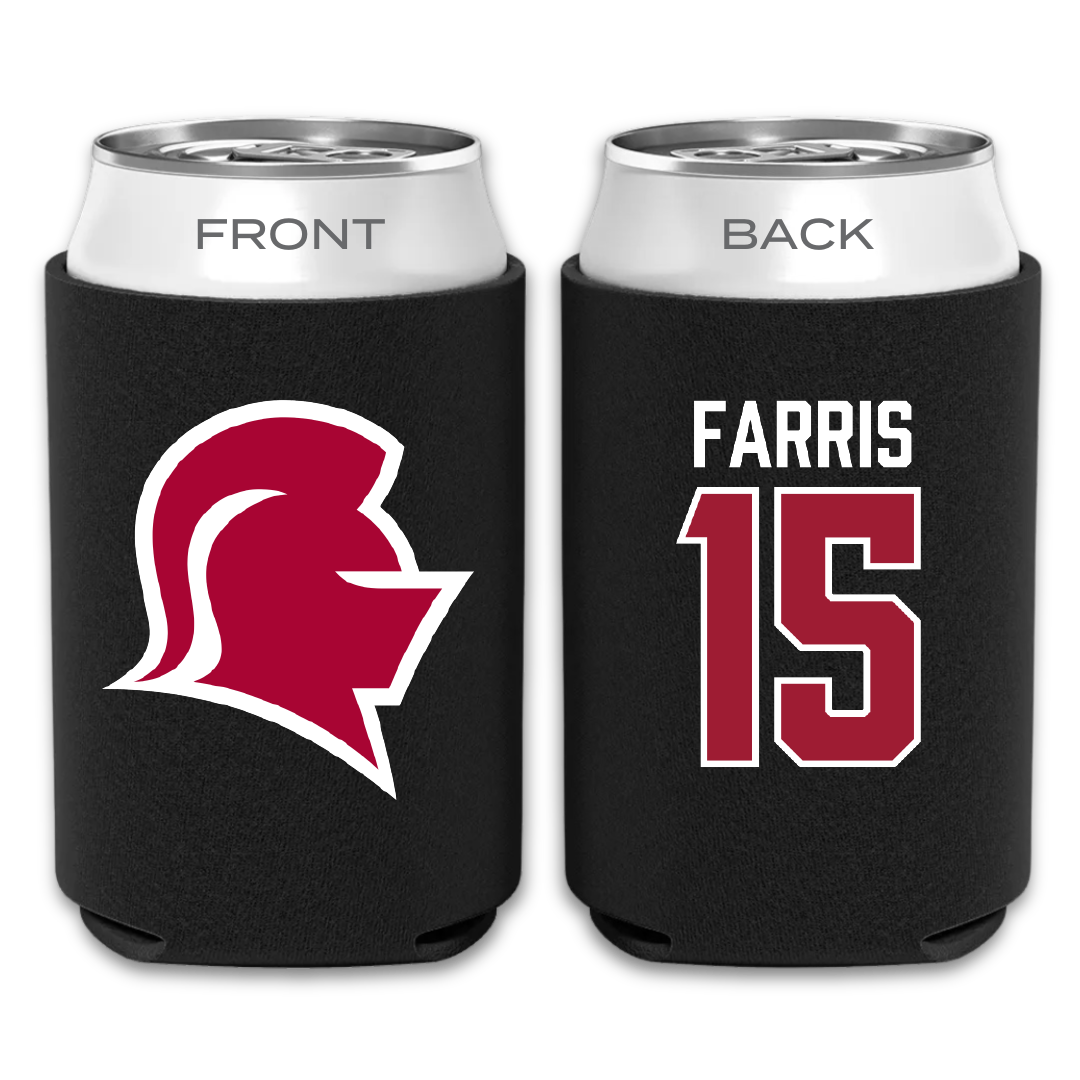 Southern Virginia University Baseball Black Can Cooler - #15 Ryan Farris
